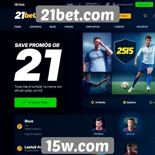 Recursos de bônus e promoções no 21bet.com